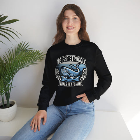 Unisex F2P Struggle Whale Watching Sweatshirt   