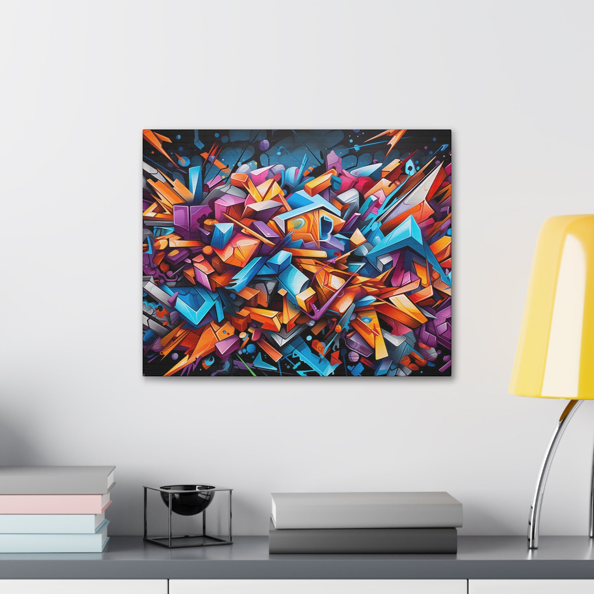 Abstract Graffiti Wall Art   