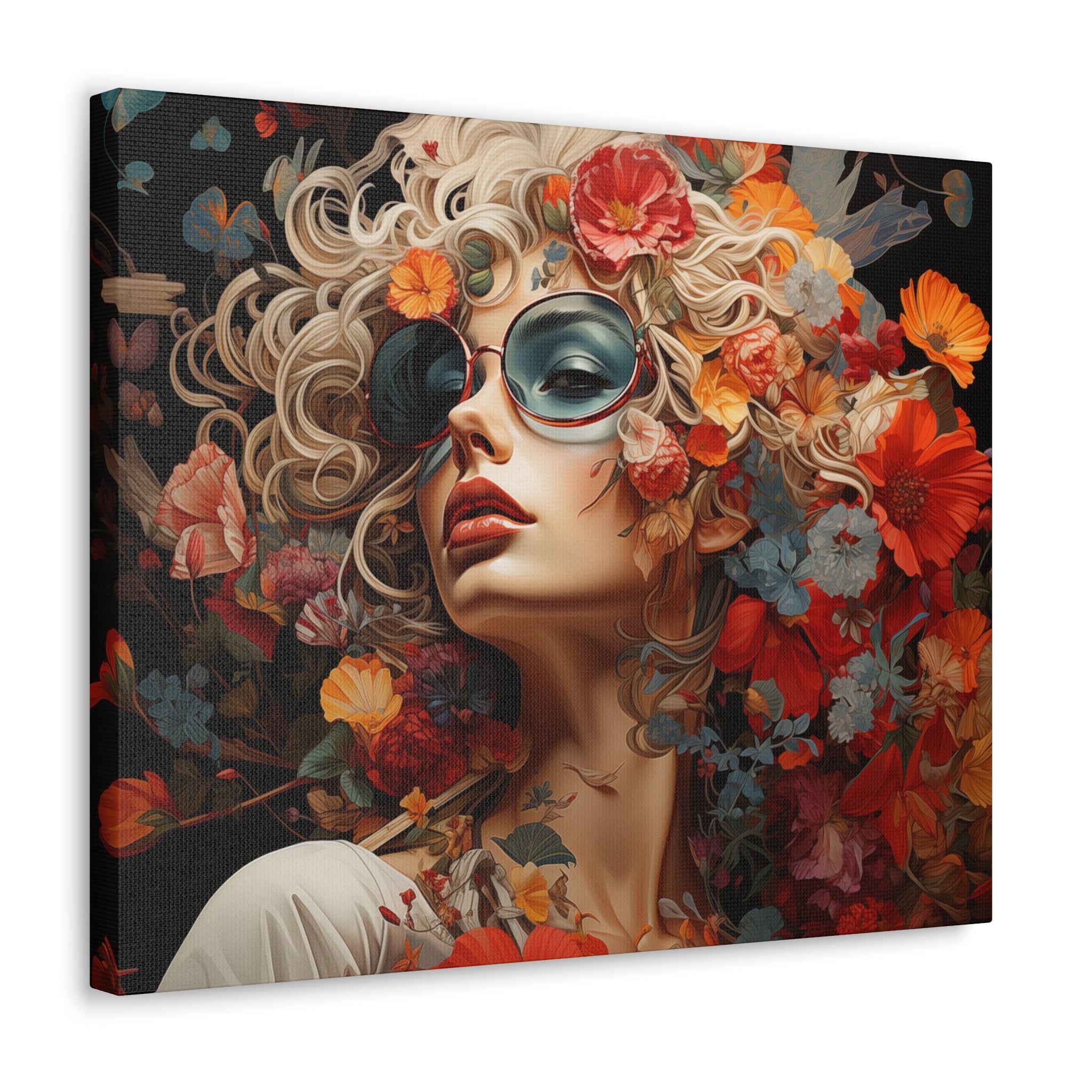 Flower Woman Wall Art   