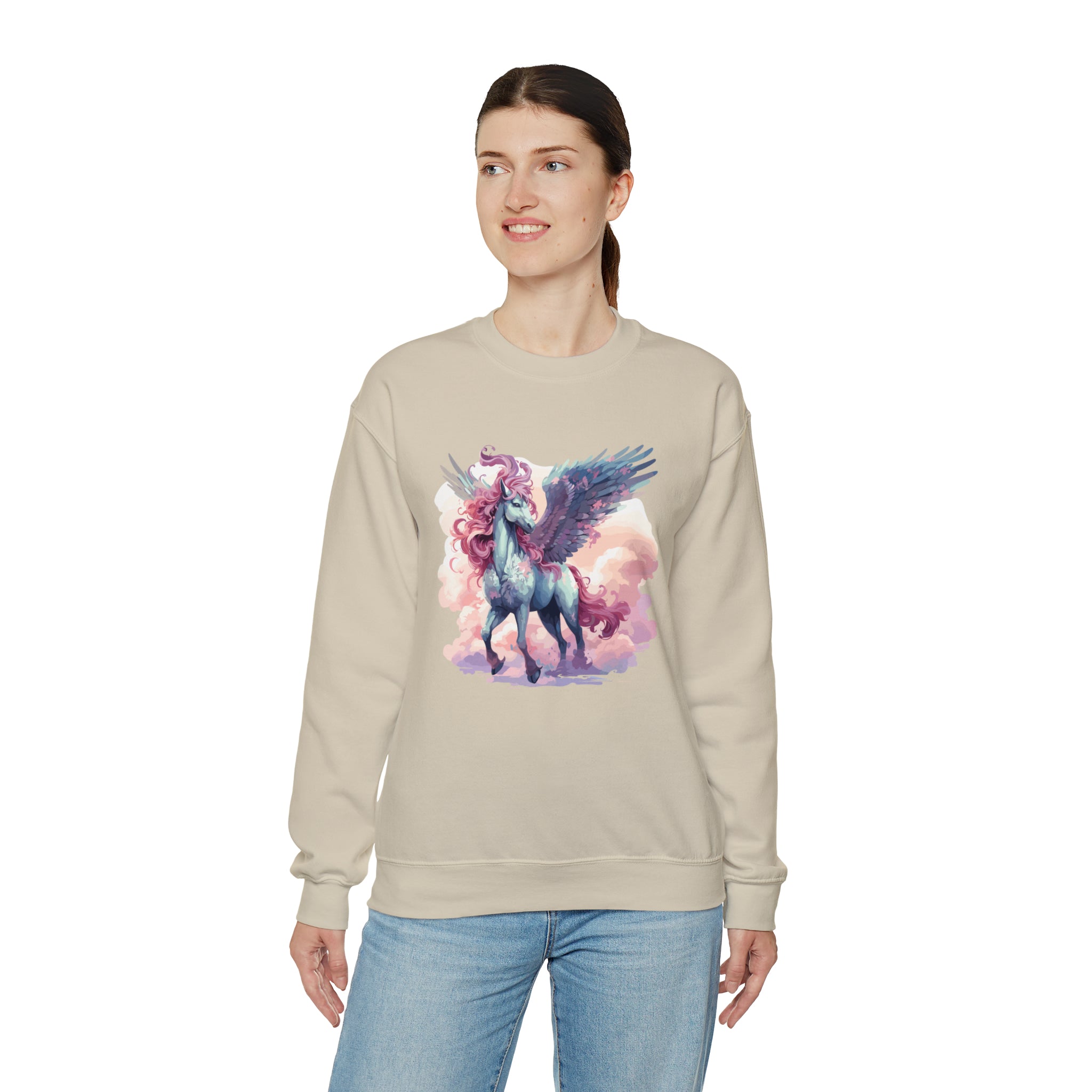 Unisex Pegasus Clouds Sweatshirt   