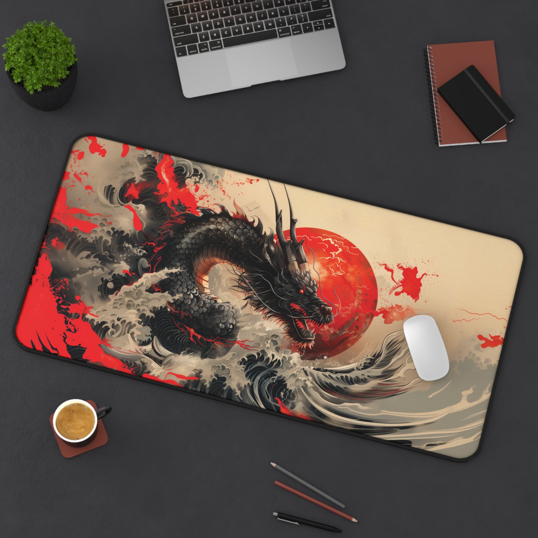 Japanese Dragon Desk Mat   