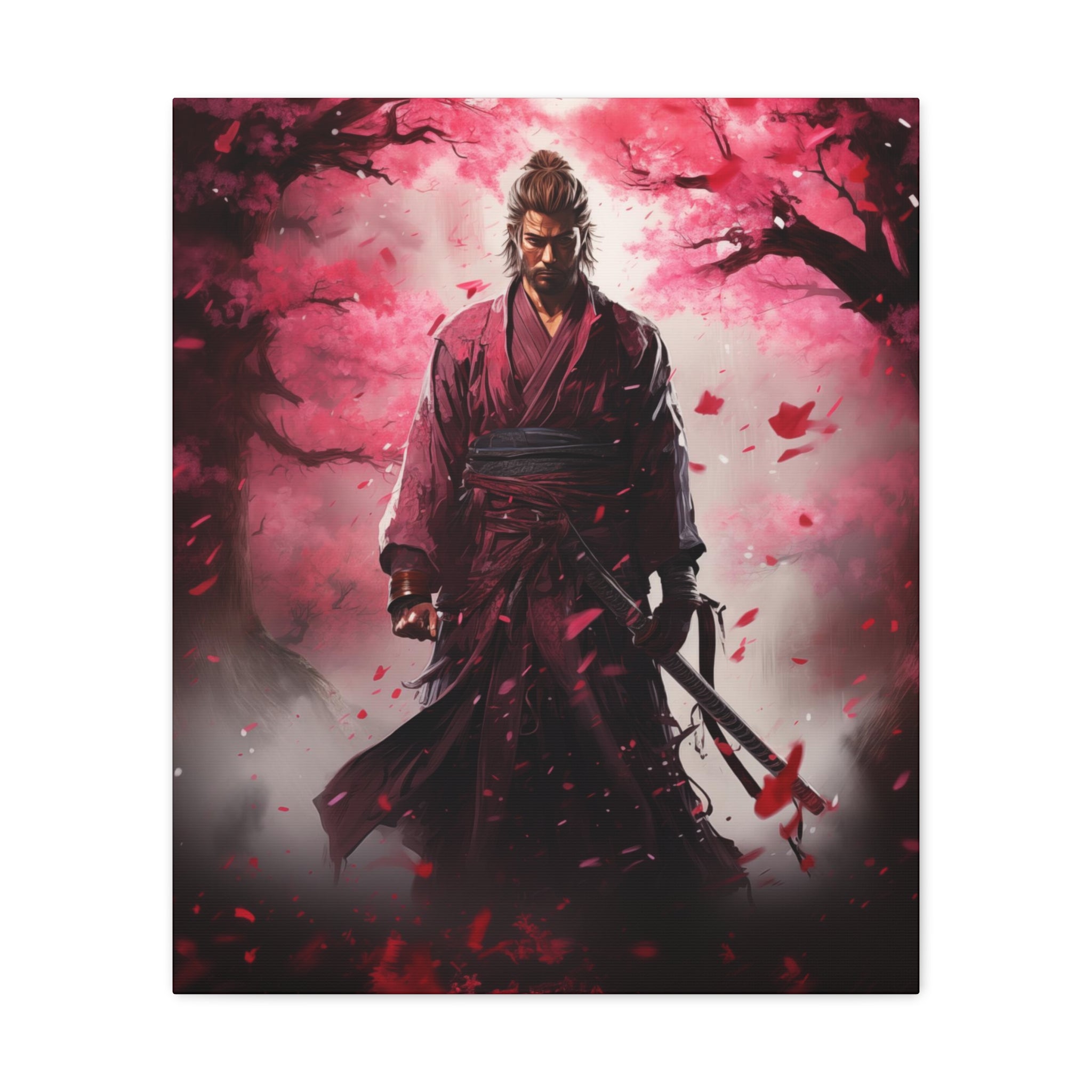 Samurai Warrior Wall Art 20″ x 24″ 1.25" 