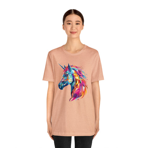 Unisex Crystallized Unicorn Mane T Shirt   