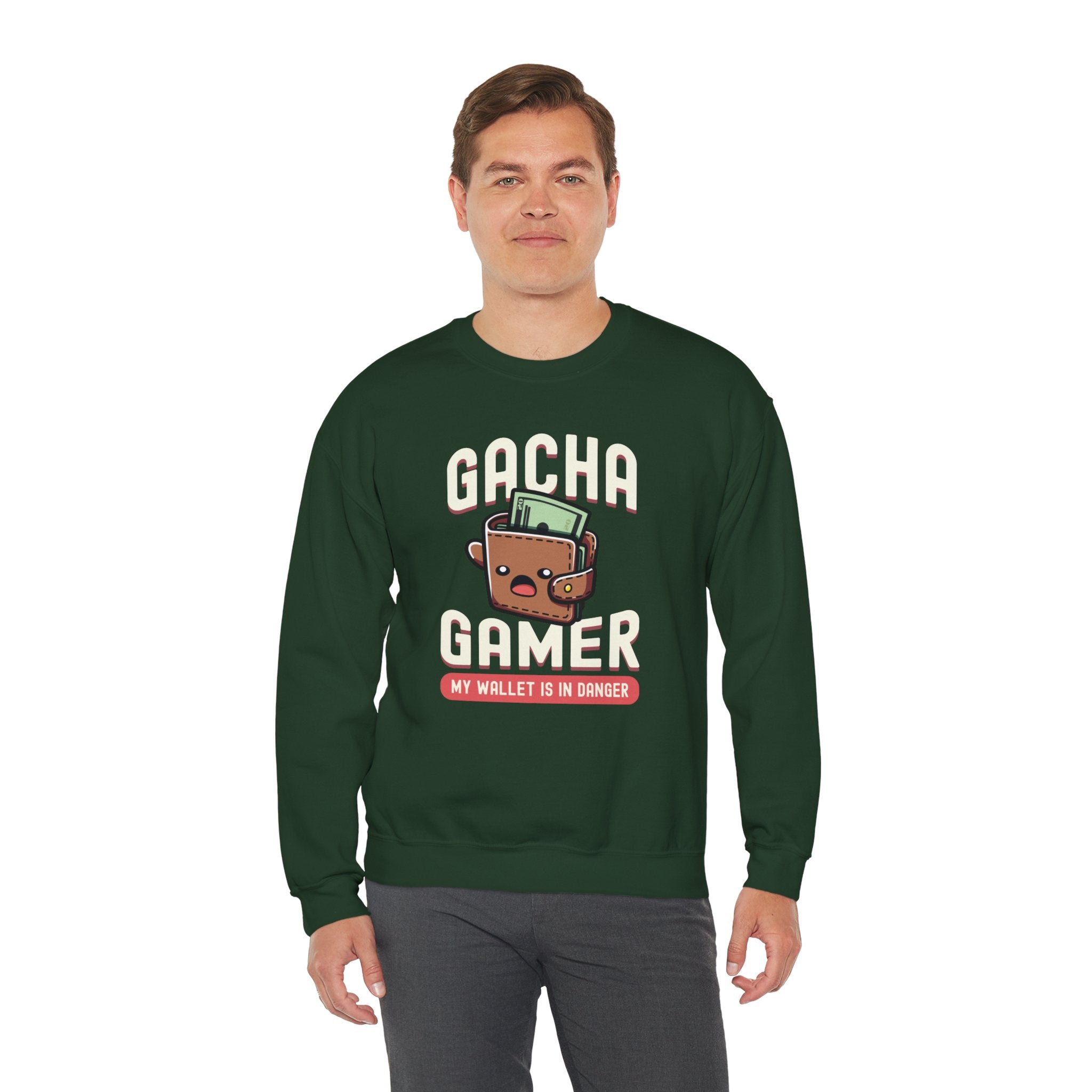 Unisex Gacha Gamer My Wallet is in Trouble Sweatshirt   