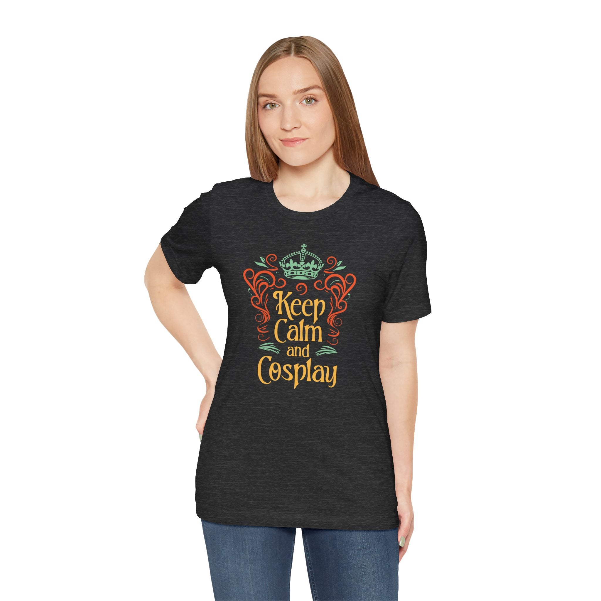 Unisex Keep Calm and Cosplay T Shirt   