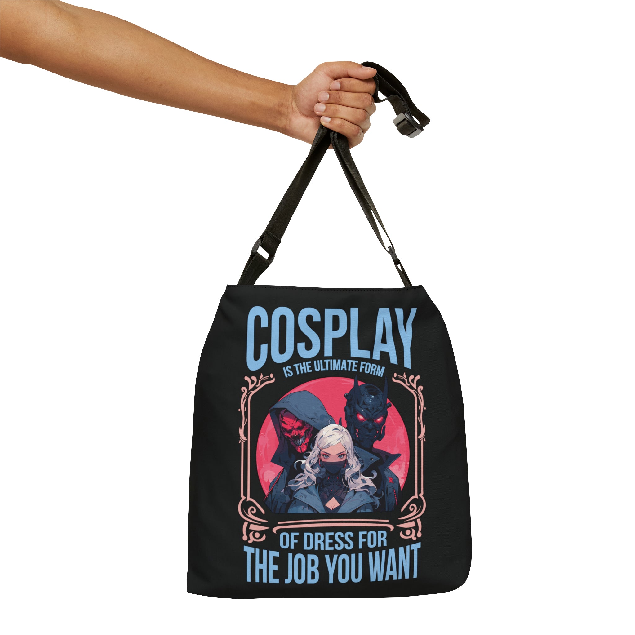 Cosplay Dress for the Job You Want Adjustable Tote Bag   