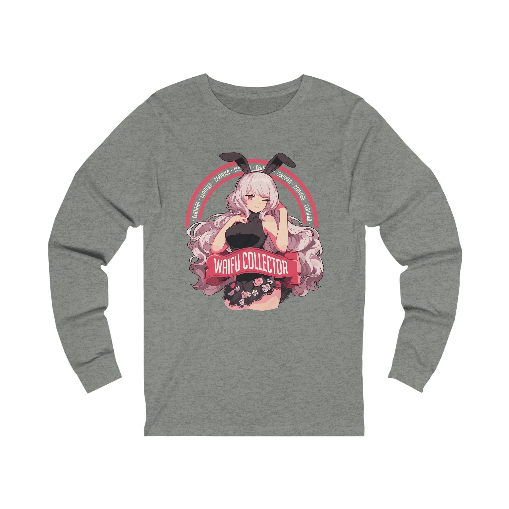 Unisex Certified Waifu Collector Long Sleeve T Shirt   