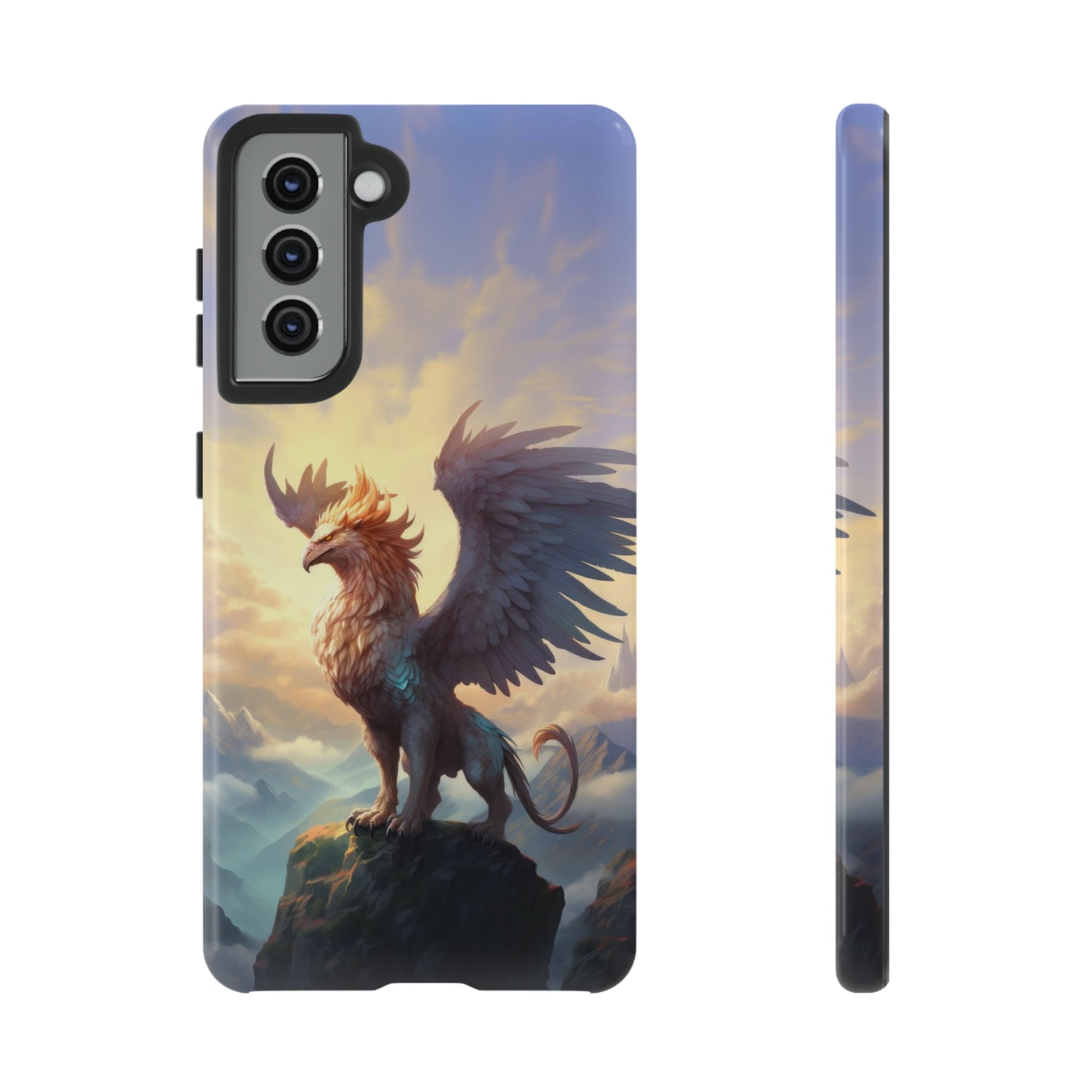 Mountaintop Griffin Phone Case Samsung Galaxy S21 Glossy 