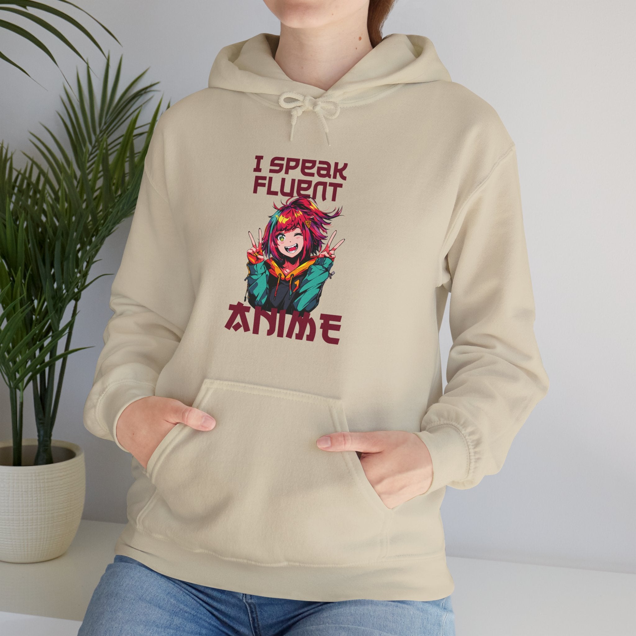 Unisex I Speak Fluent Anime Girl Hoodie   