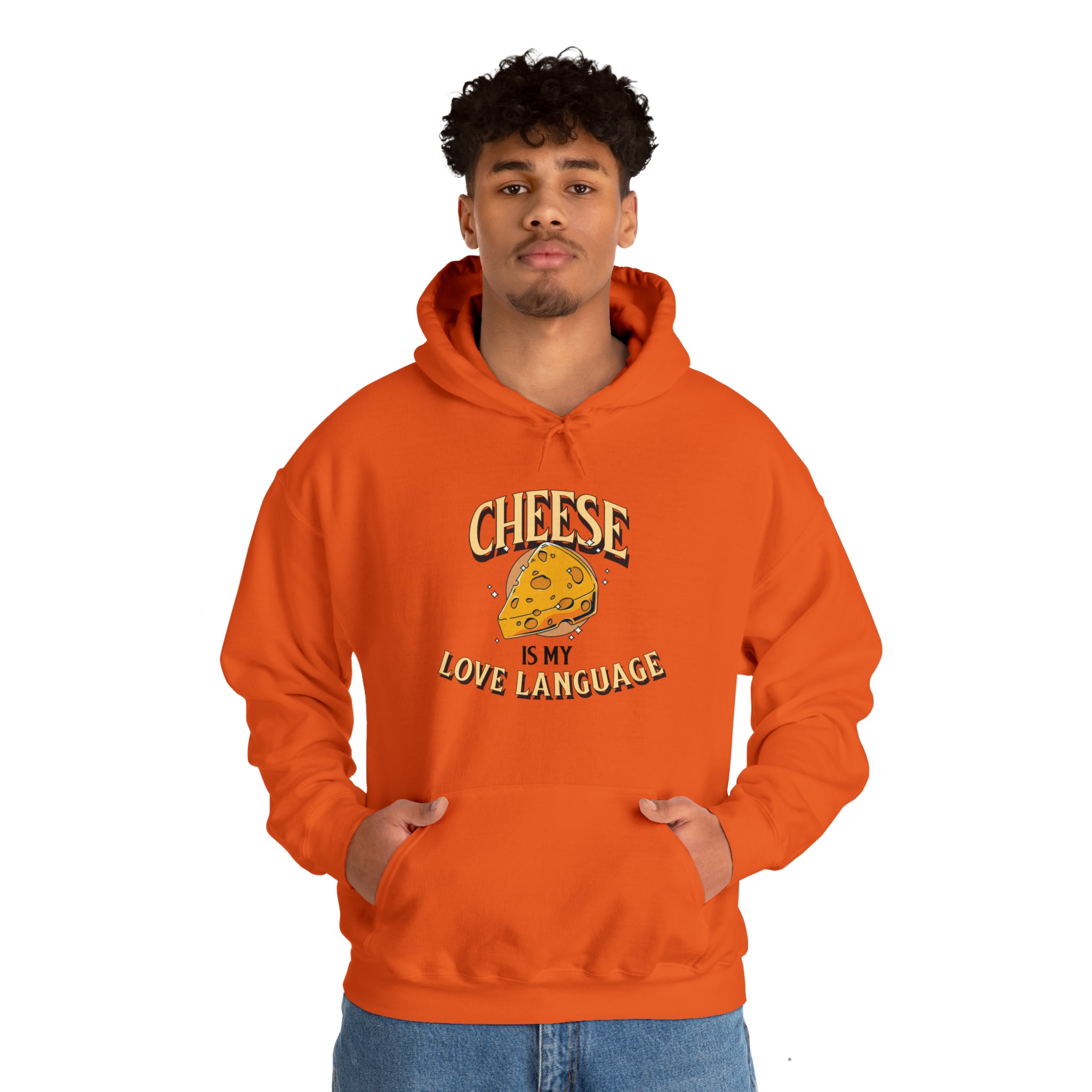 Unisex Cheese is My Love Language Hoodie   