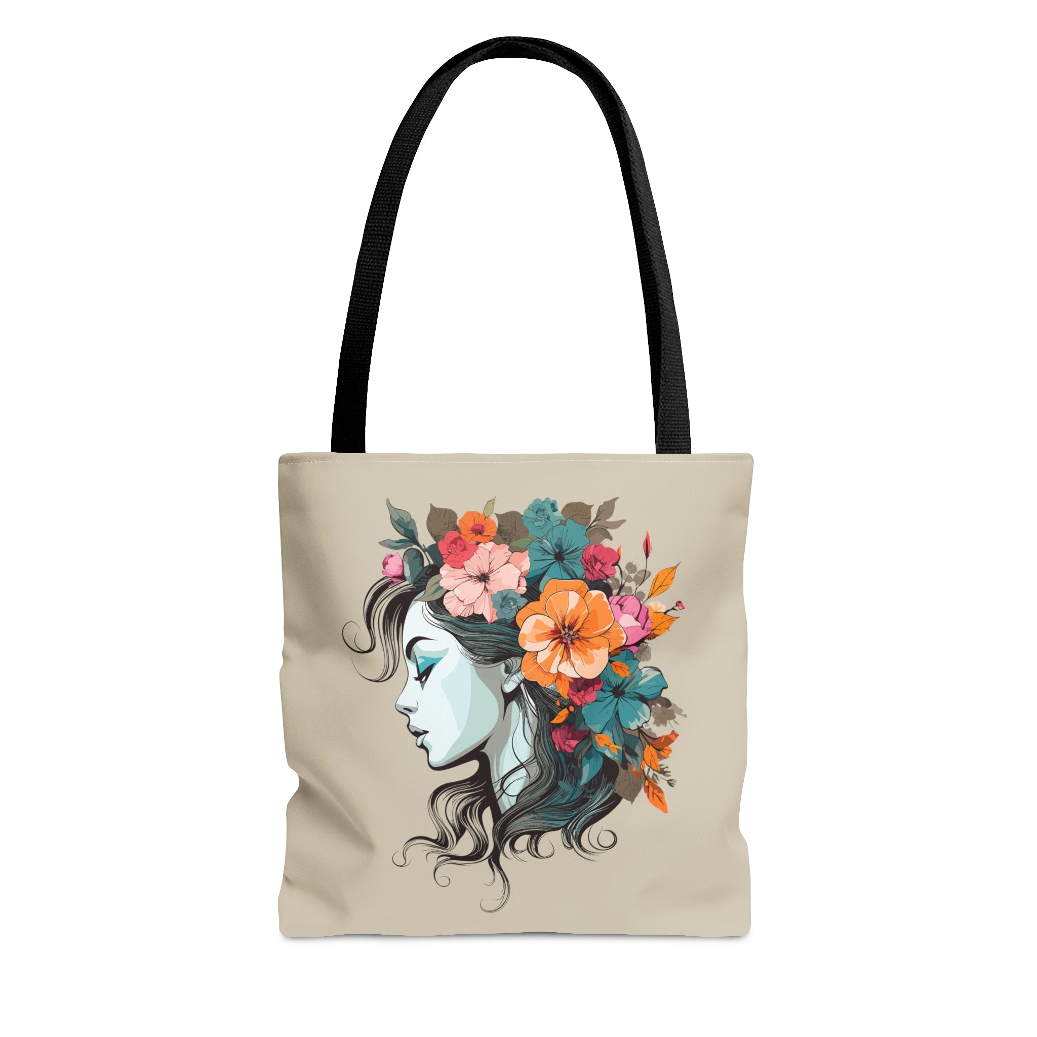 Flower Woman Tote Bag Small  