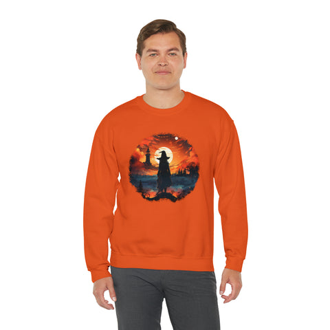 Unisex Witch Silhouette Sweatshirt   