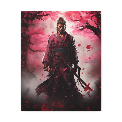 Samurai Warrior Wall Art 16″ x 20″ 1.25" 