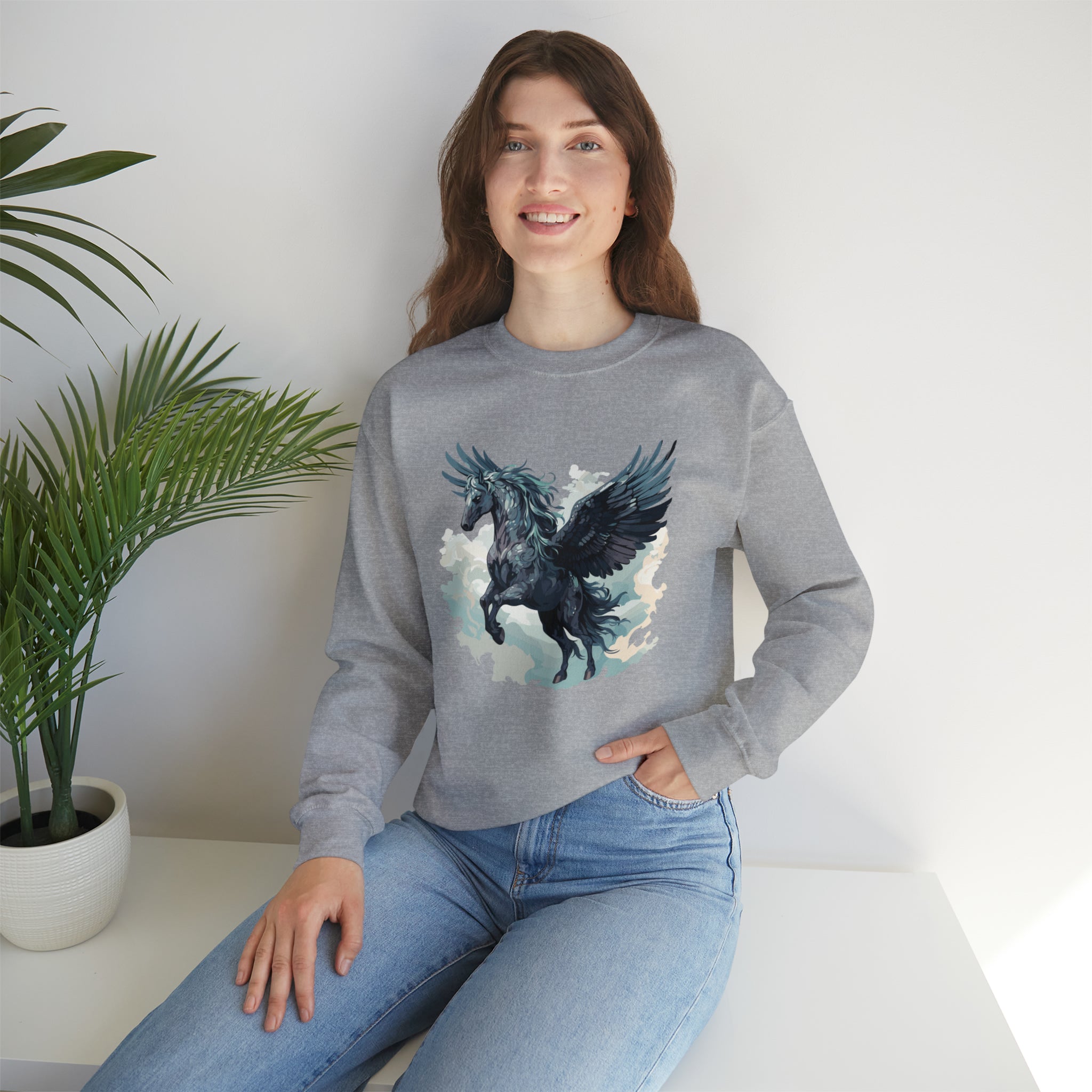 Unisex Majestic Pegasus Sweatshirt   