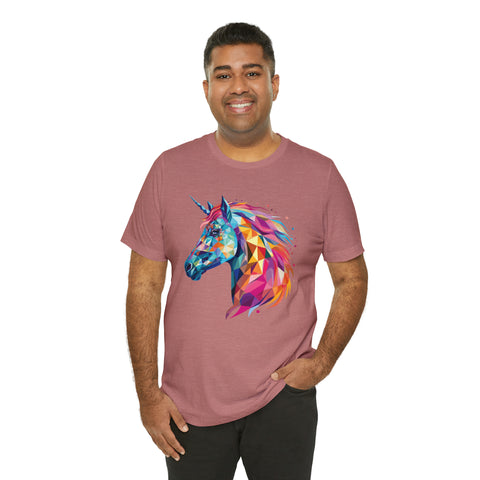 Unisex Crystallized Unicorn Mane T Shirt   