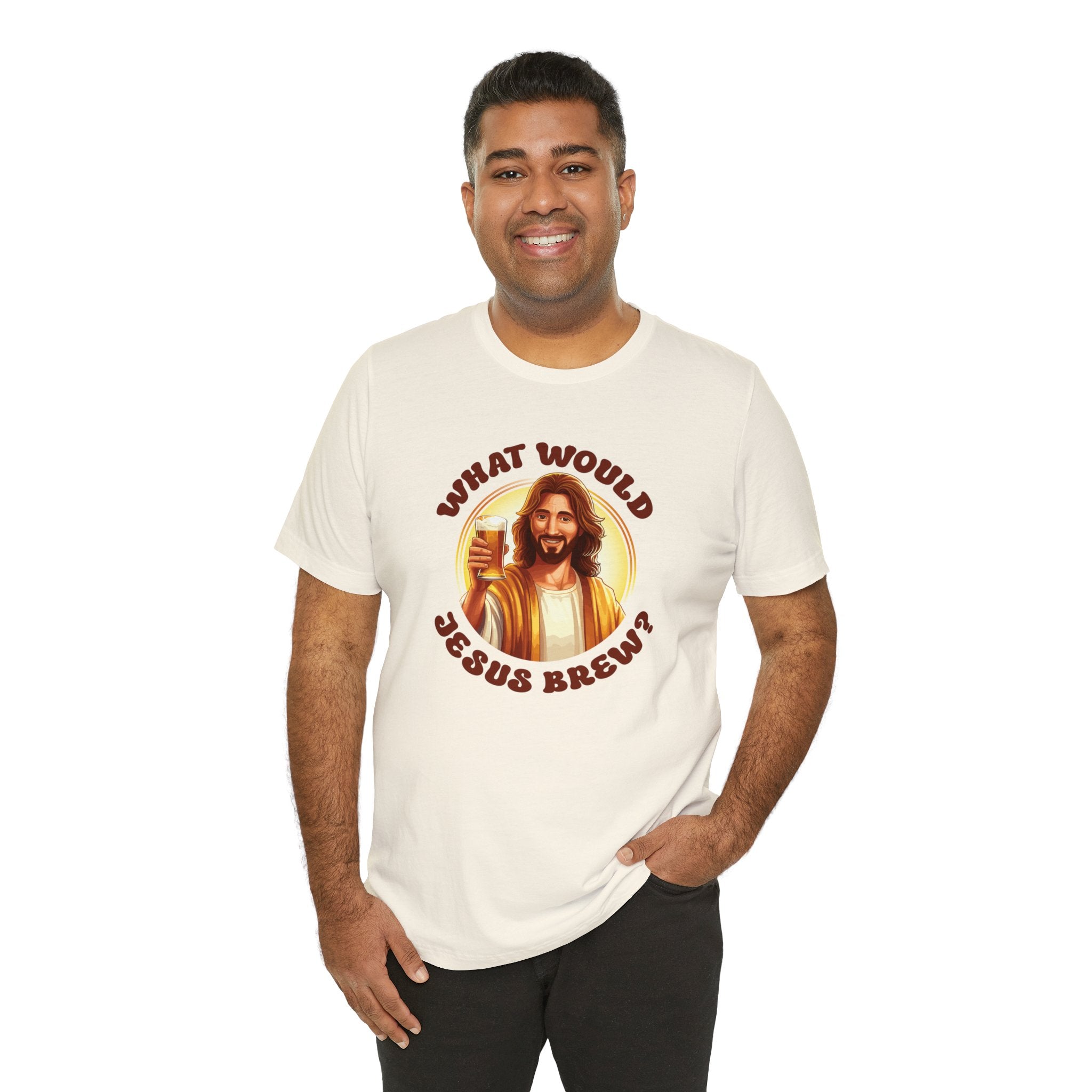 Unisex What Would Jesus Brew Beer T Shirt   