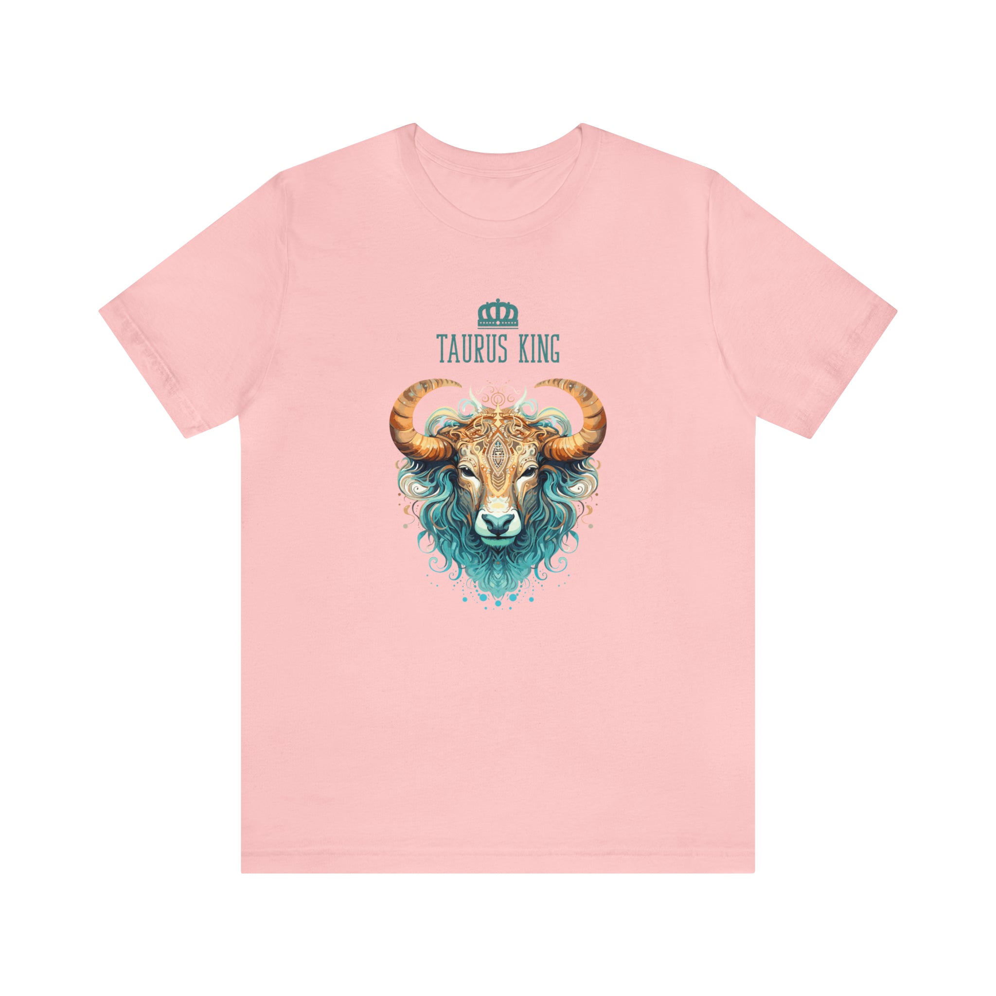 Mens Taurus King T Shirt Pink S 