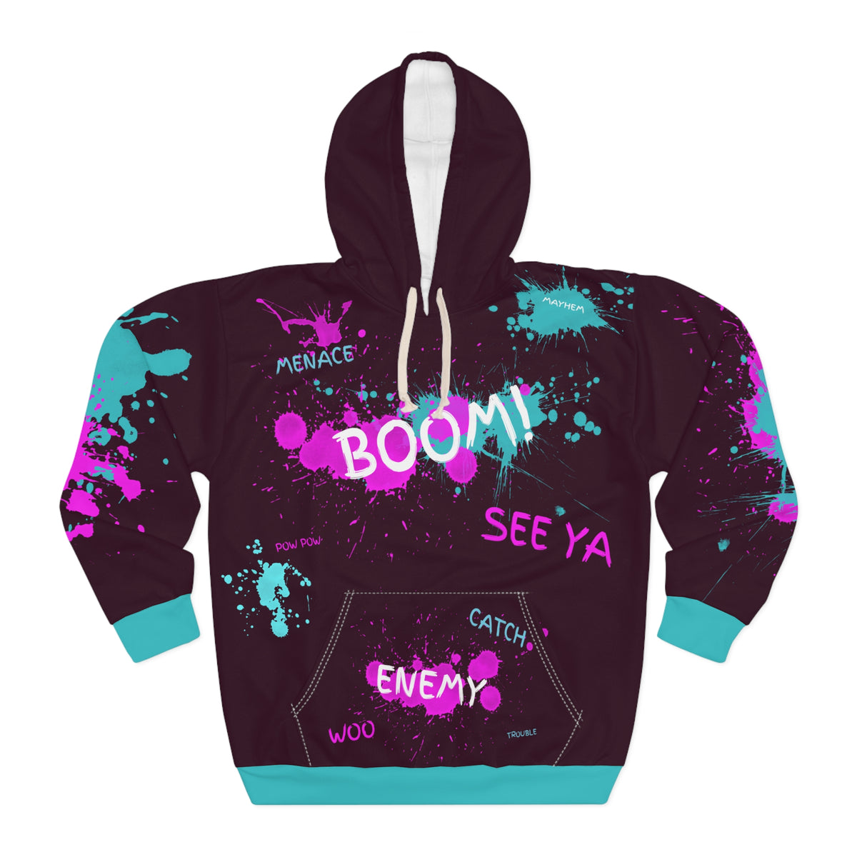 Unisex Boom Gaming Inspired All Over Print Hoodie XS  