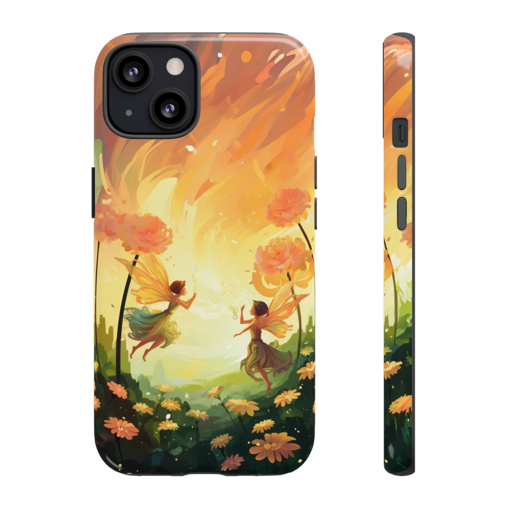 Fairy Flowers Phone Case iPhone 13 Glossy 