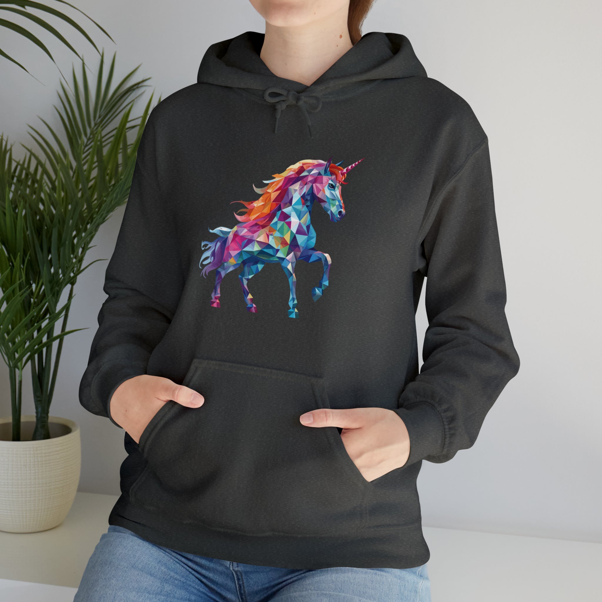 Unisex Crystallized Unicorn Hoodie   