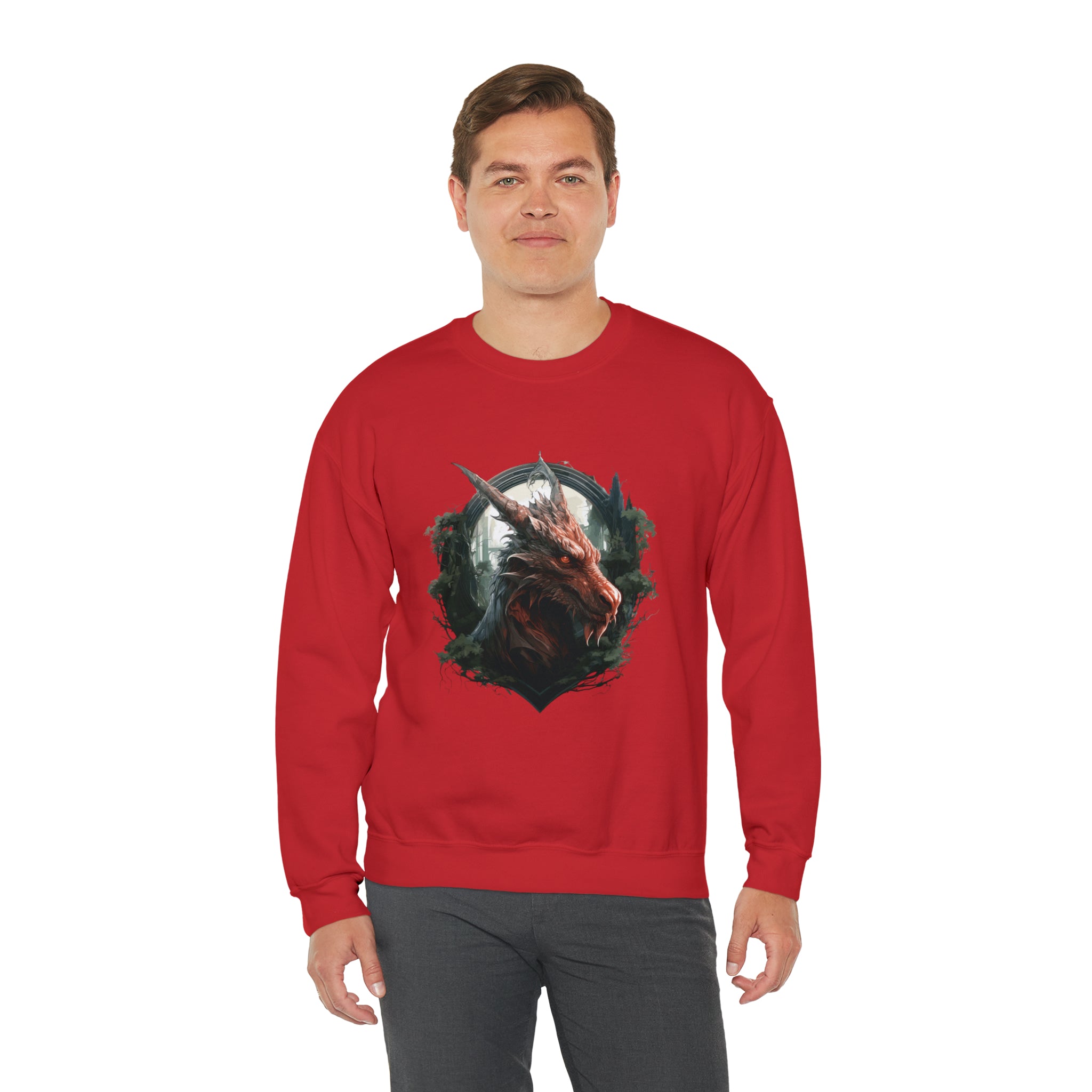 Unisex Dragon Face Sweatshirt   