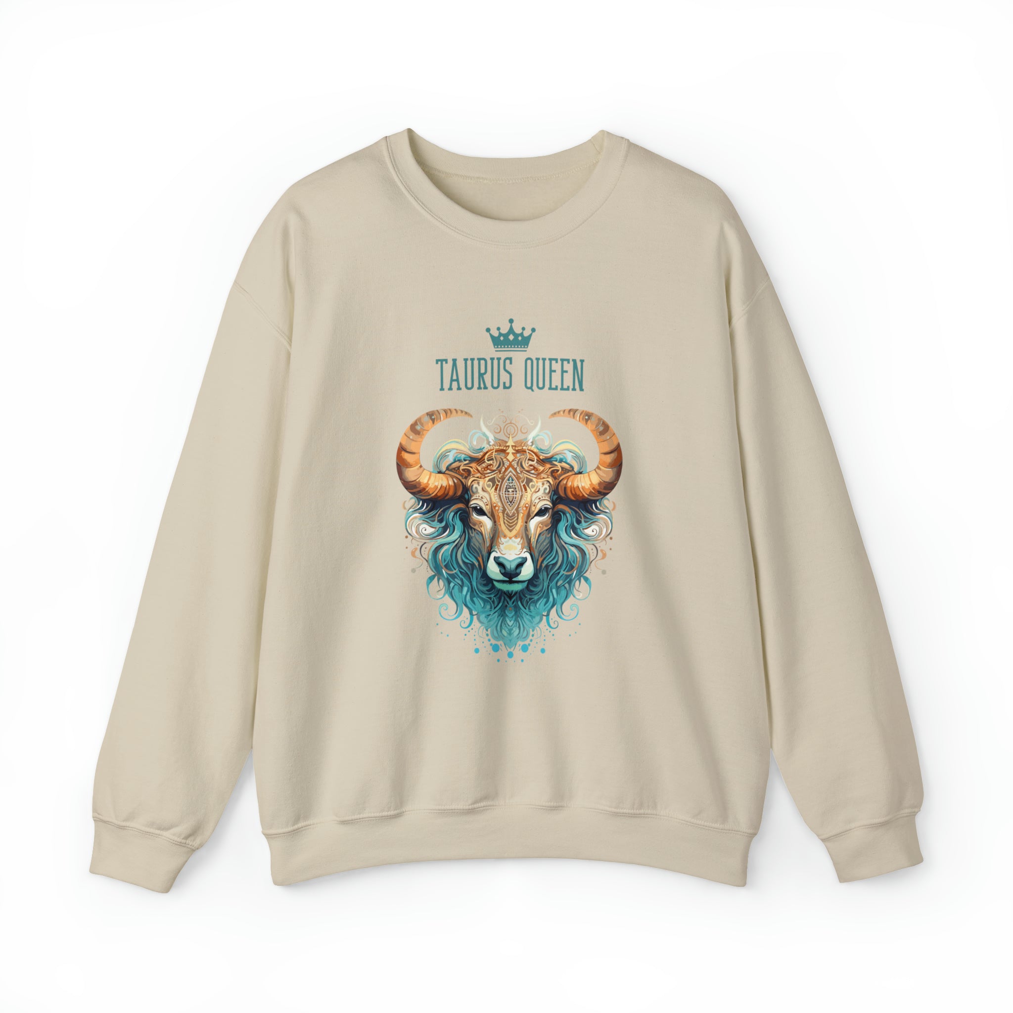 Womens Taurus Queen Sweatshirt S Sand 