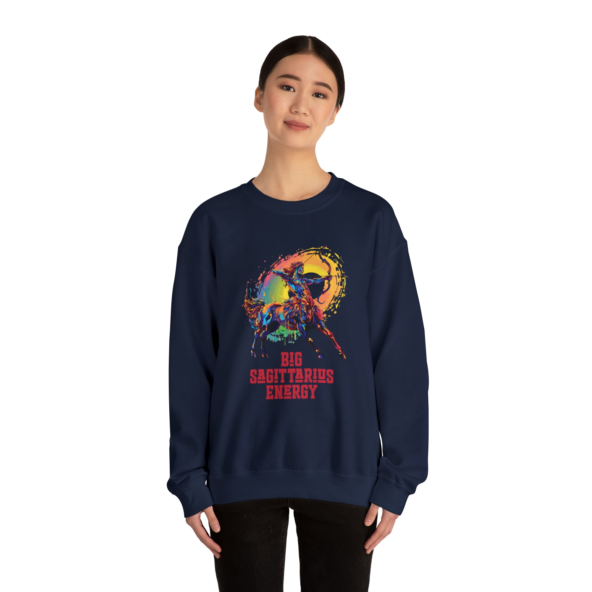 Unisex Big Sagittarius Energy Sweatshirt   