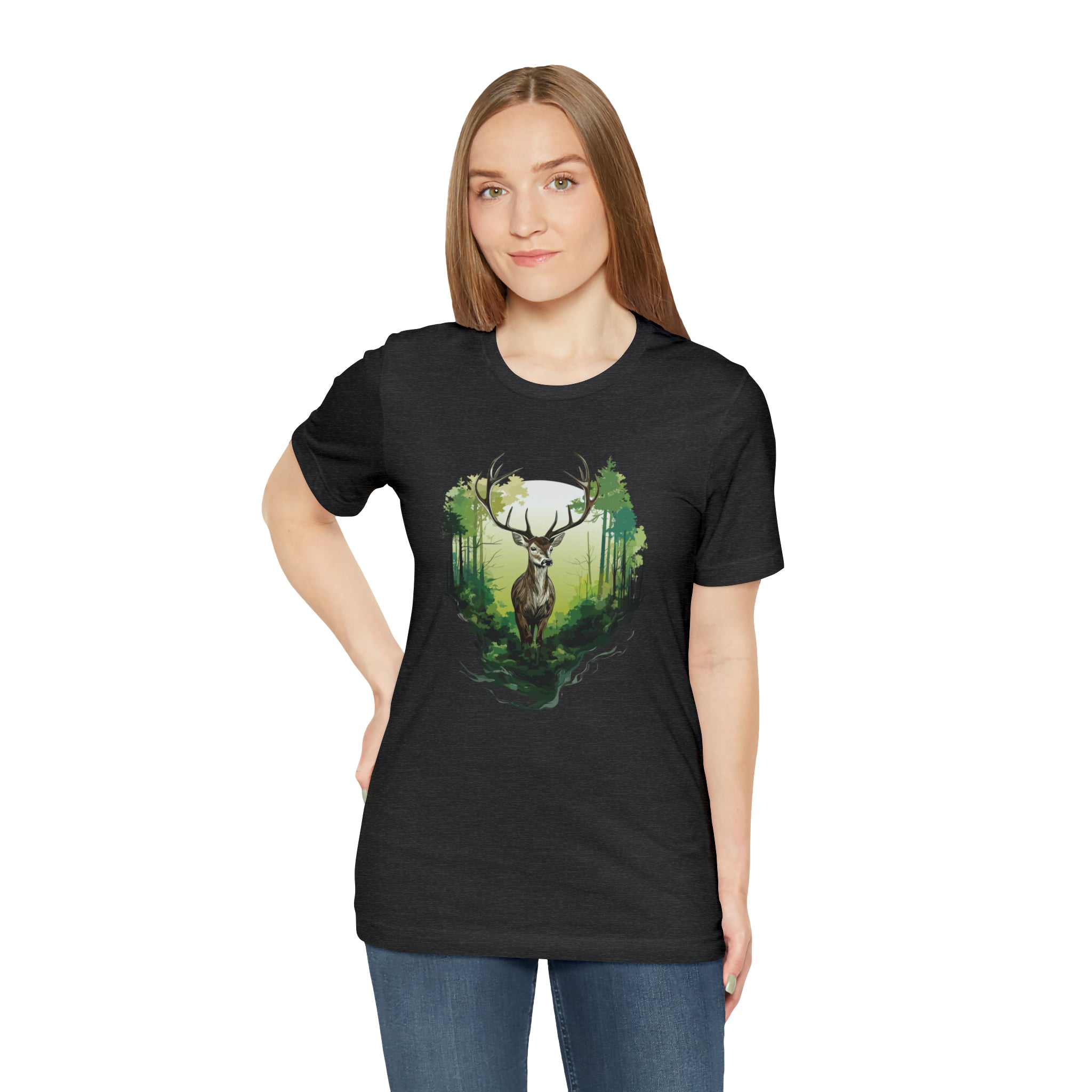 Unisex Forest Deer T Shirt   