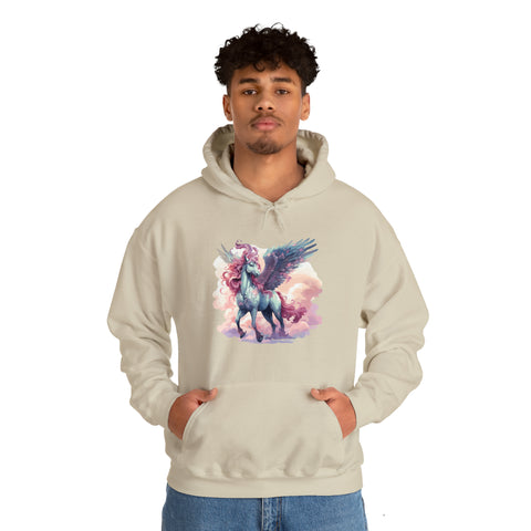 Unisex Pegasus Clouds Hoodie   