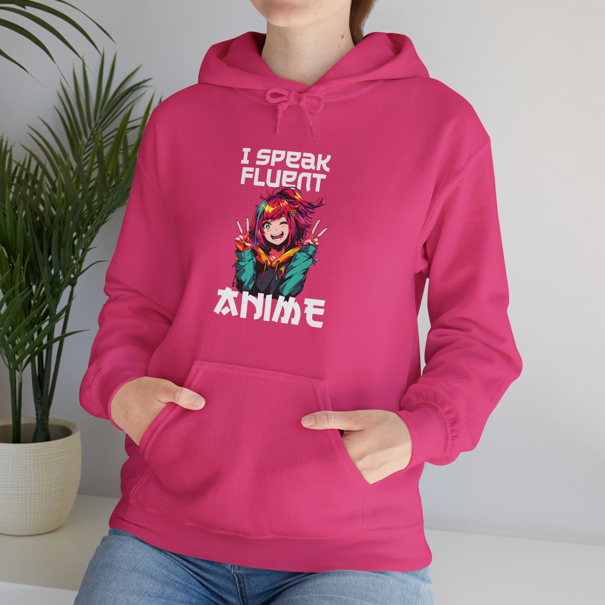 Unisex I Speak Fluent Anime Girl Hoodie   