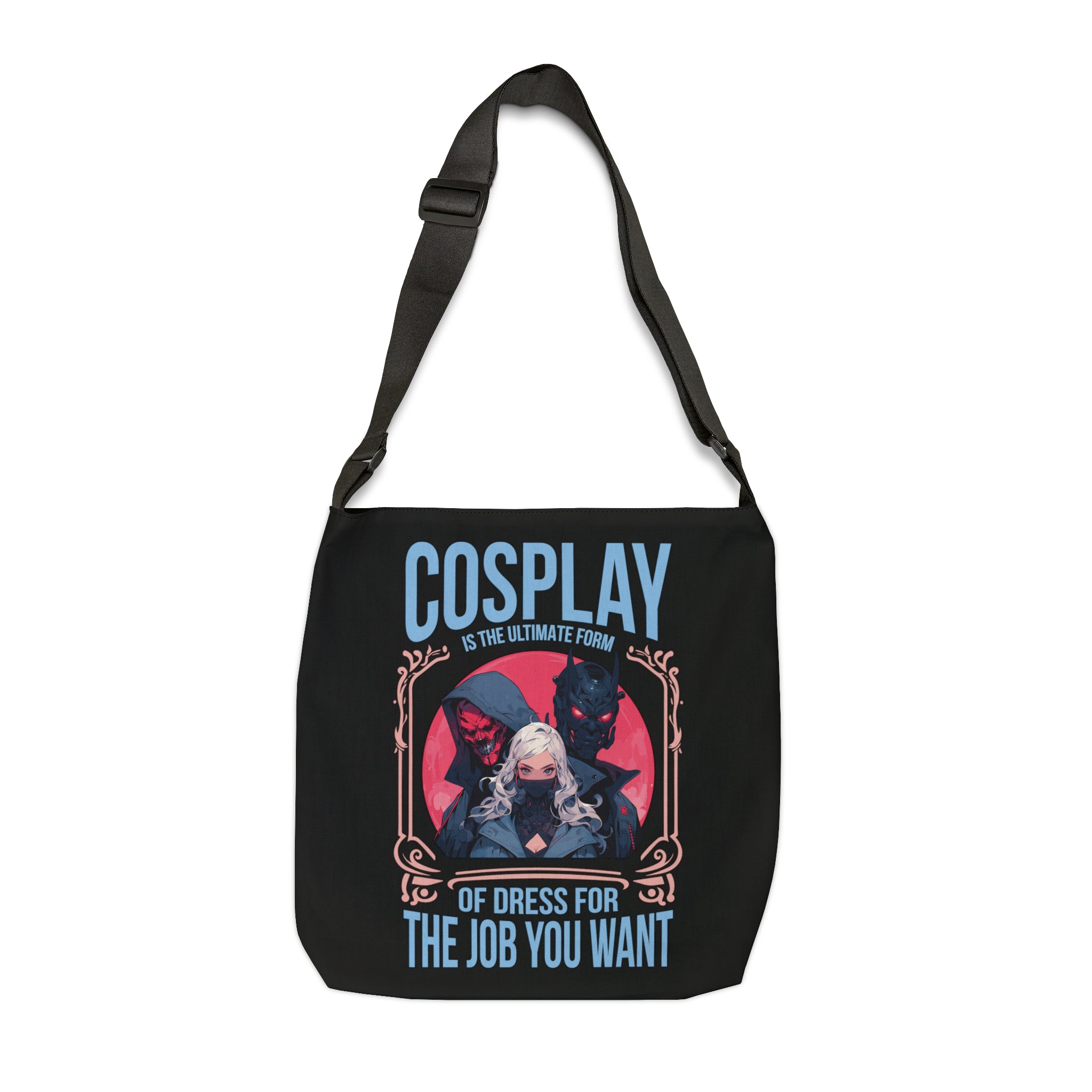 Cosplay Dress for the Job You Want Adjustable Tote Bag 18" × 18''  