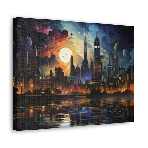 City Skyline Wall Art   