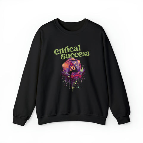 Unisex Critical Success Sweatshirt S Black 