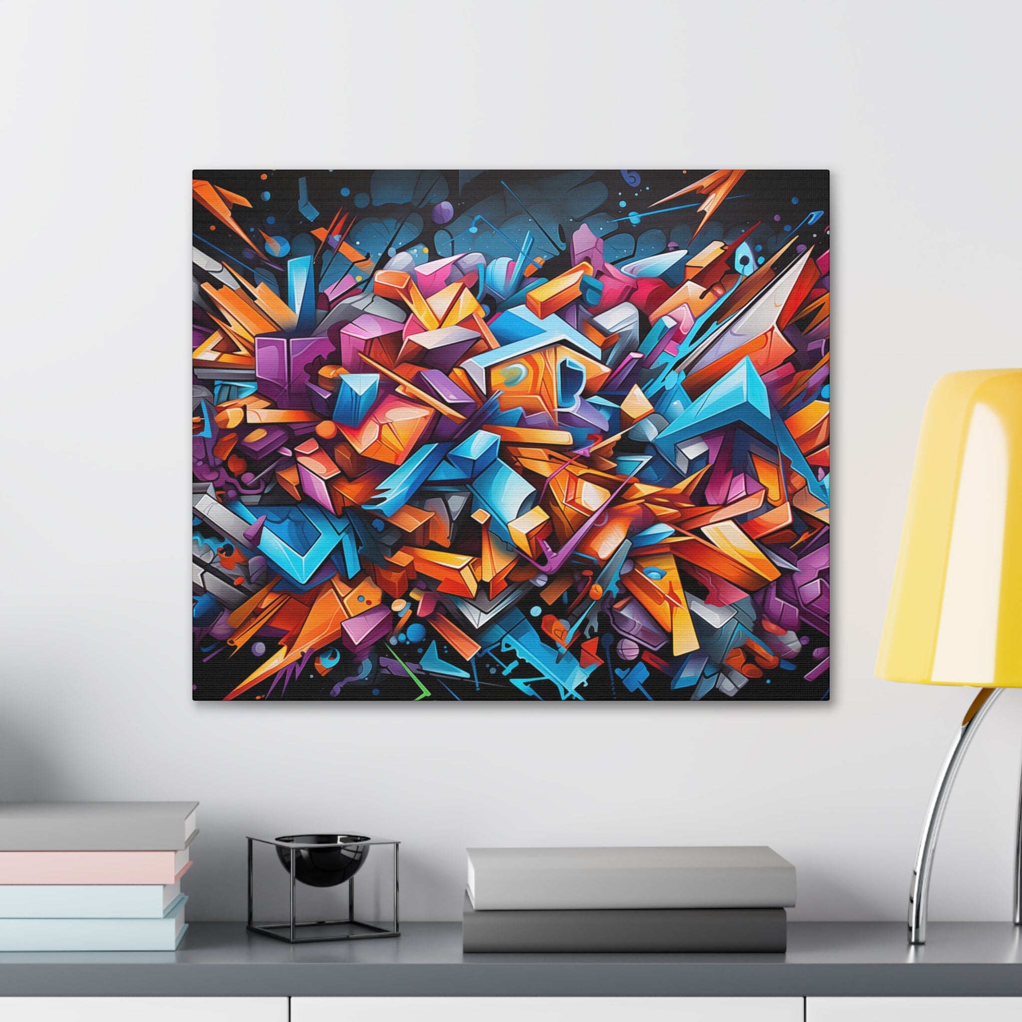 Abstract Graffiti Wall Art   