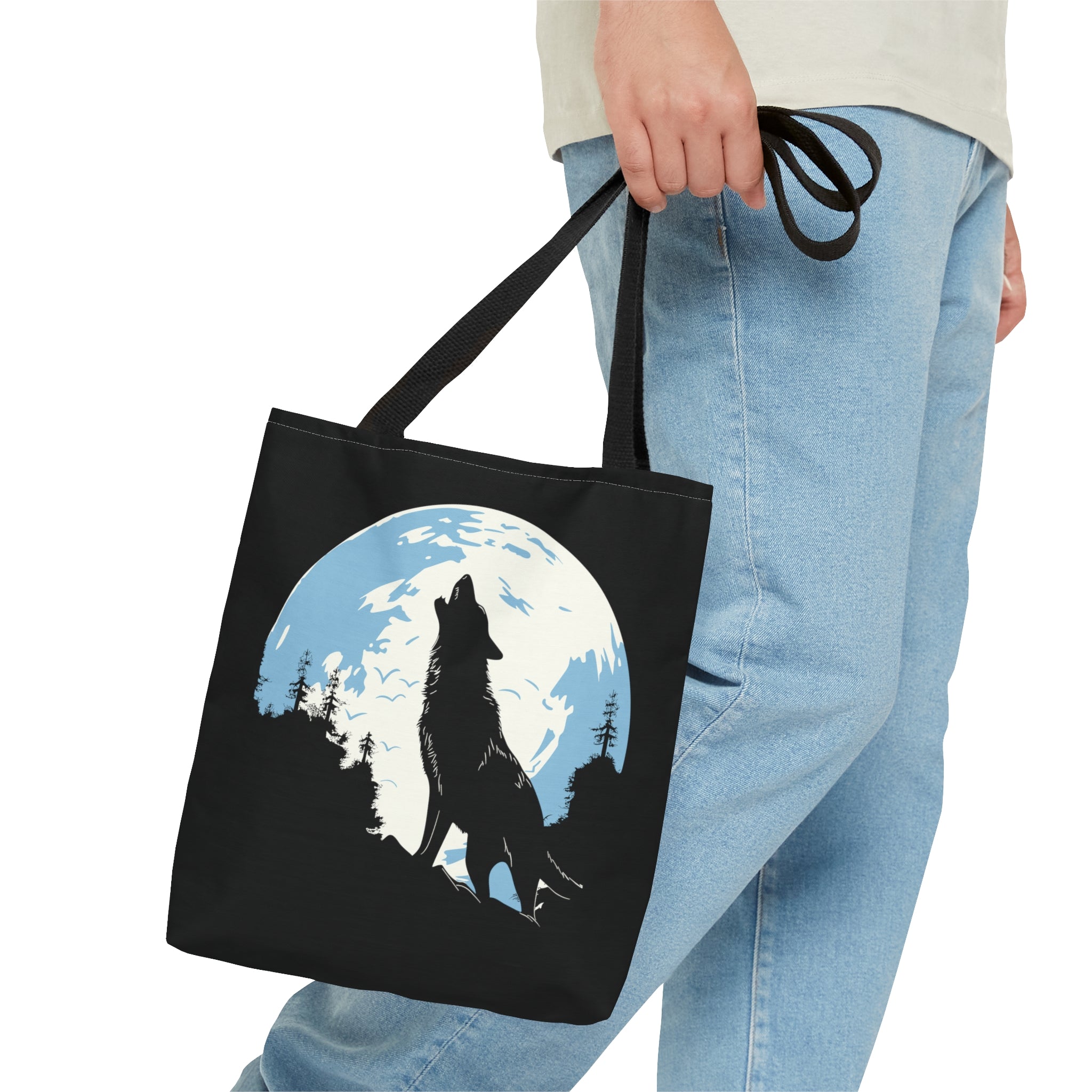 Howling Wolf Tote Bag   