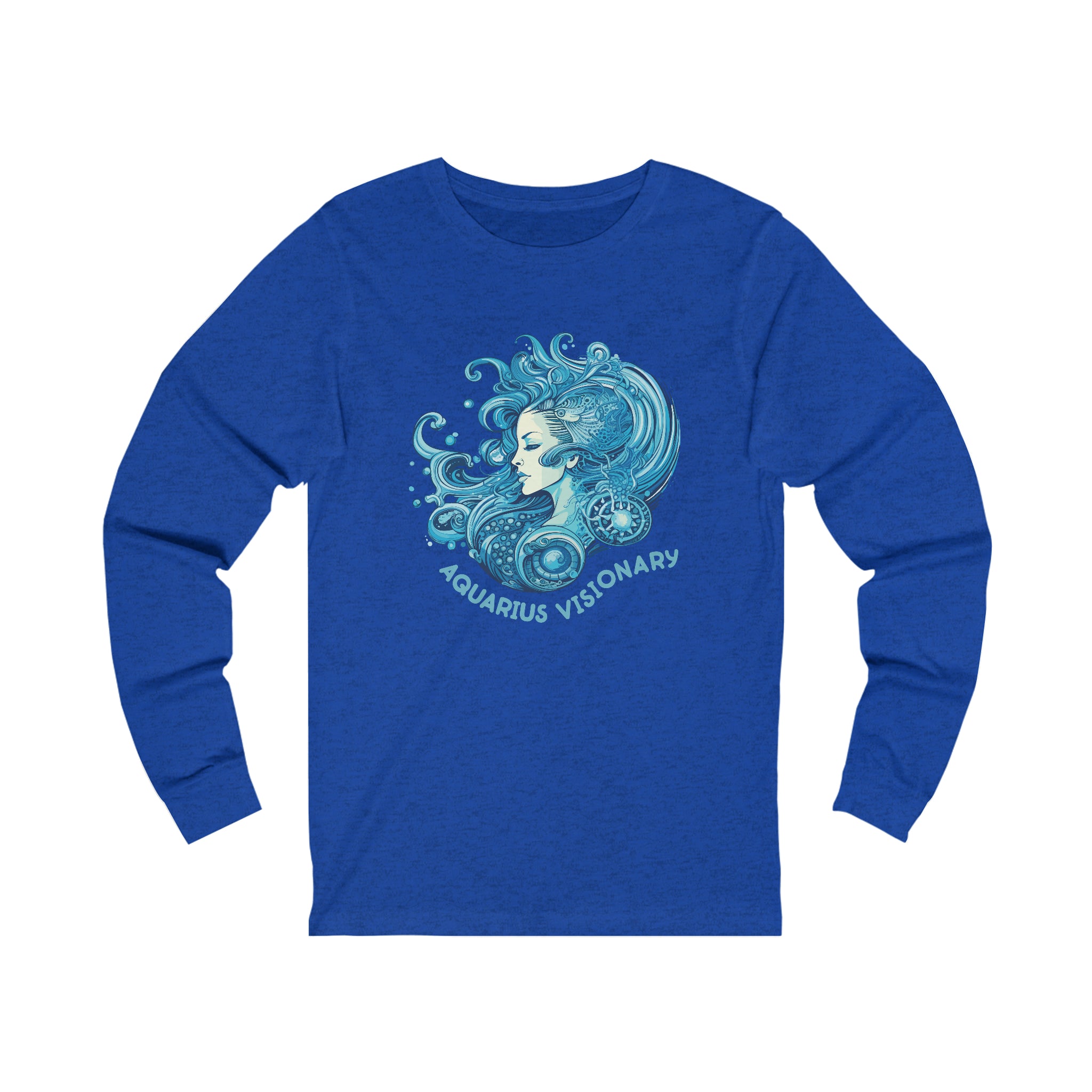 Unisex Aquarius Visionary Long Sleeve T Shirt   