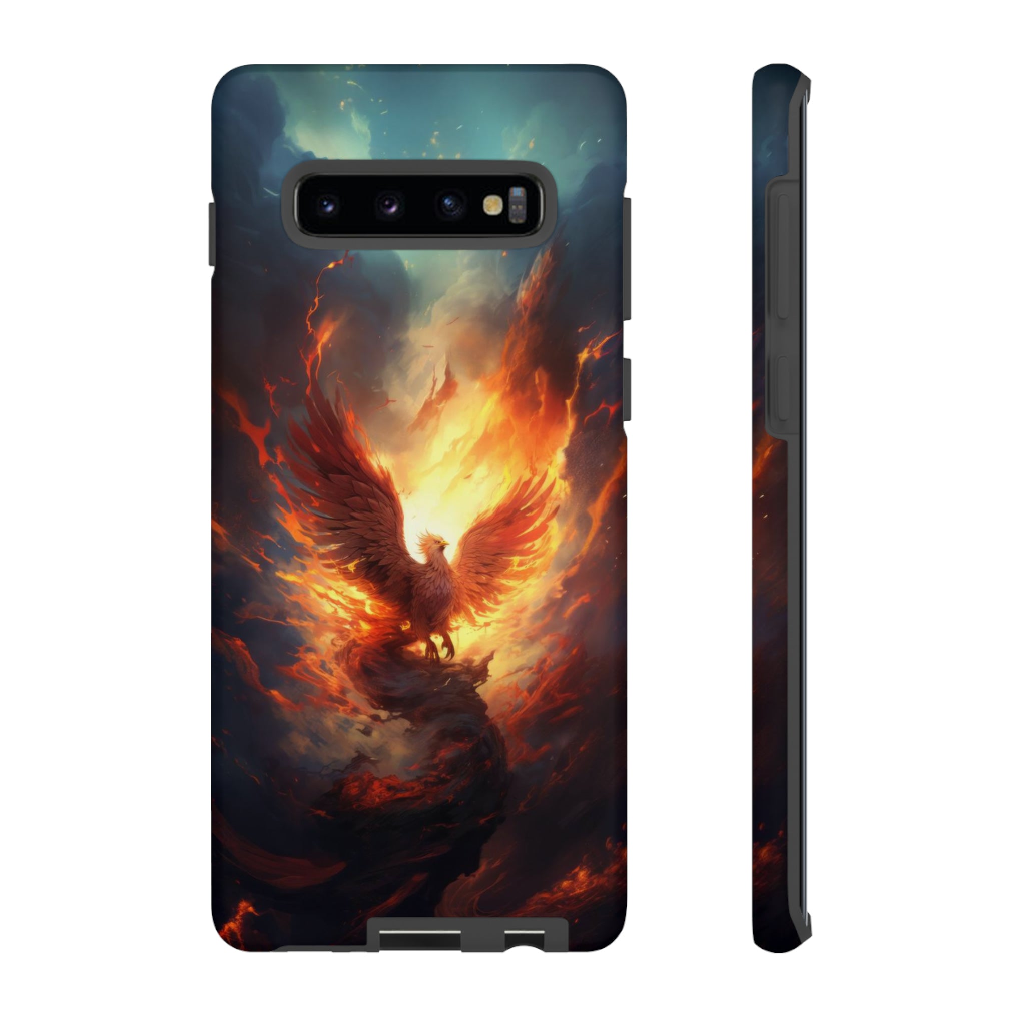 Phoenix in the Clouds Phone Case Samsung Galaxy S10 Plus Matte 