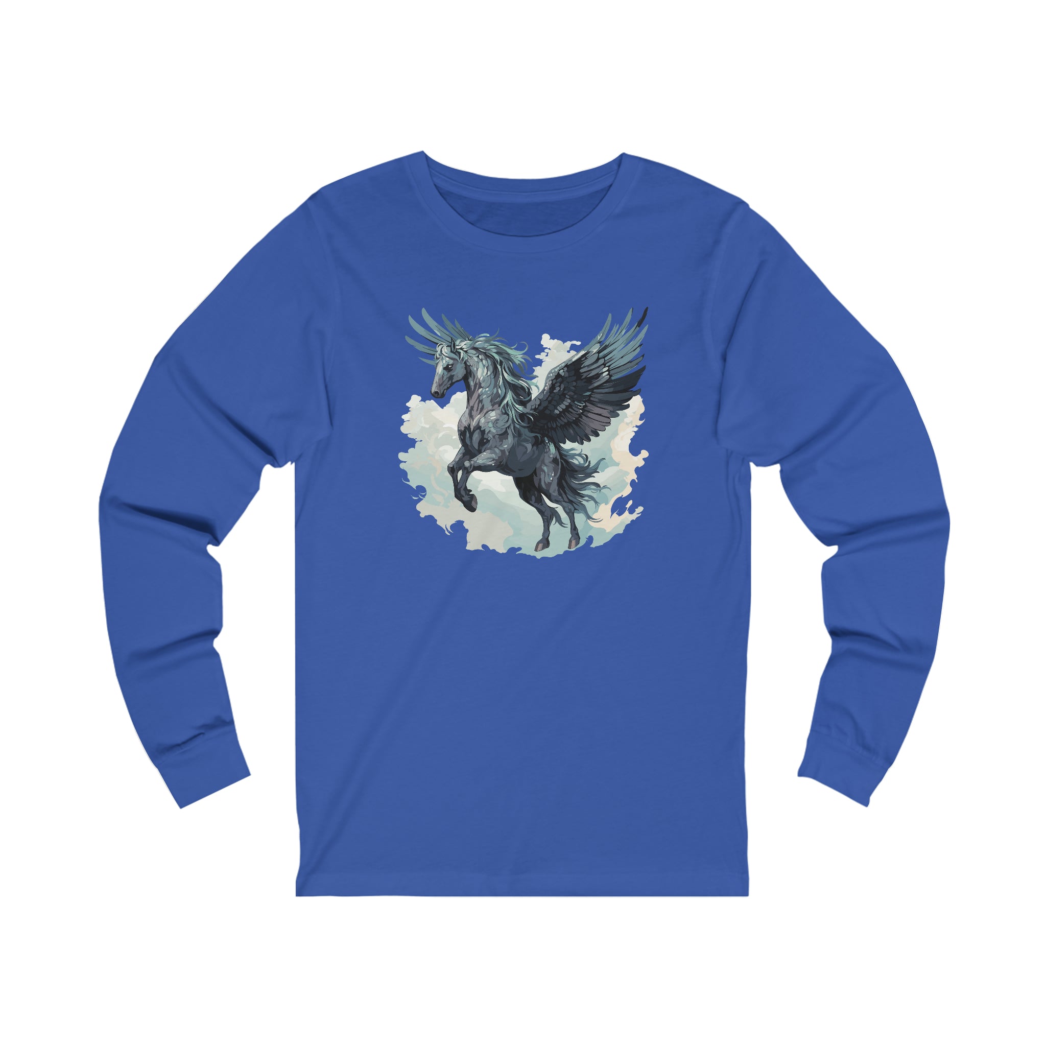 Unisex Majestic Pegasus Long Sleeve T Shirt   