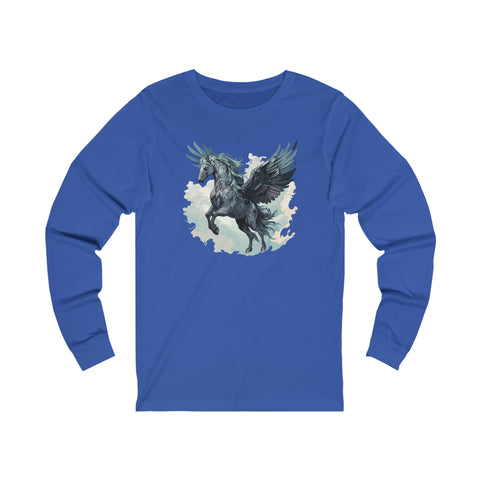 Unisex Majestic Pegasus Long Sleeve T Shirt   