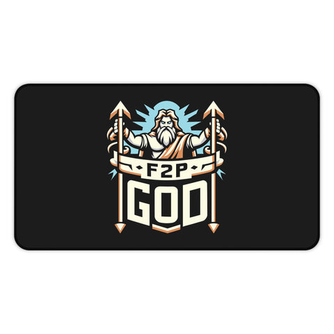 F2P God Desk Mat 12" × 22"  