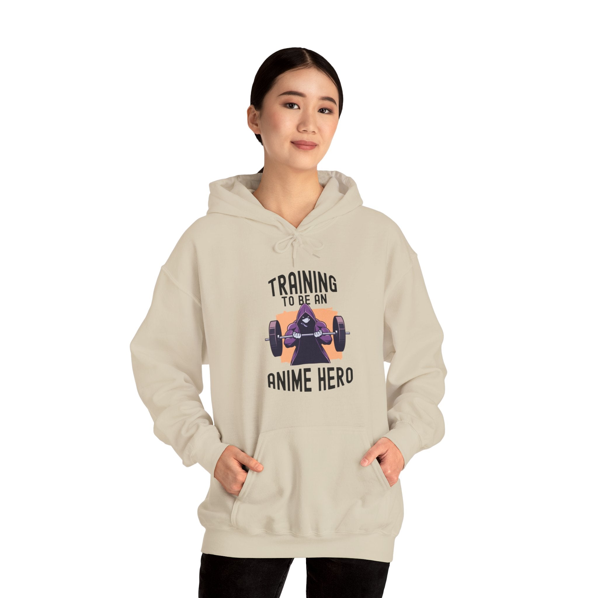 Unisex Training to be an Anime Hero Hoodie   