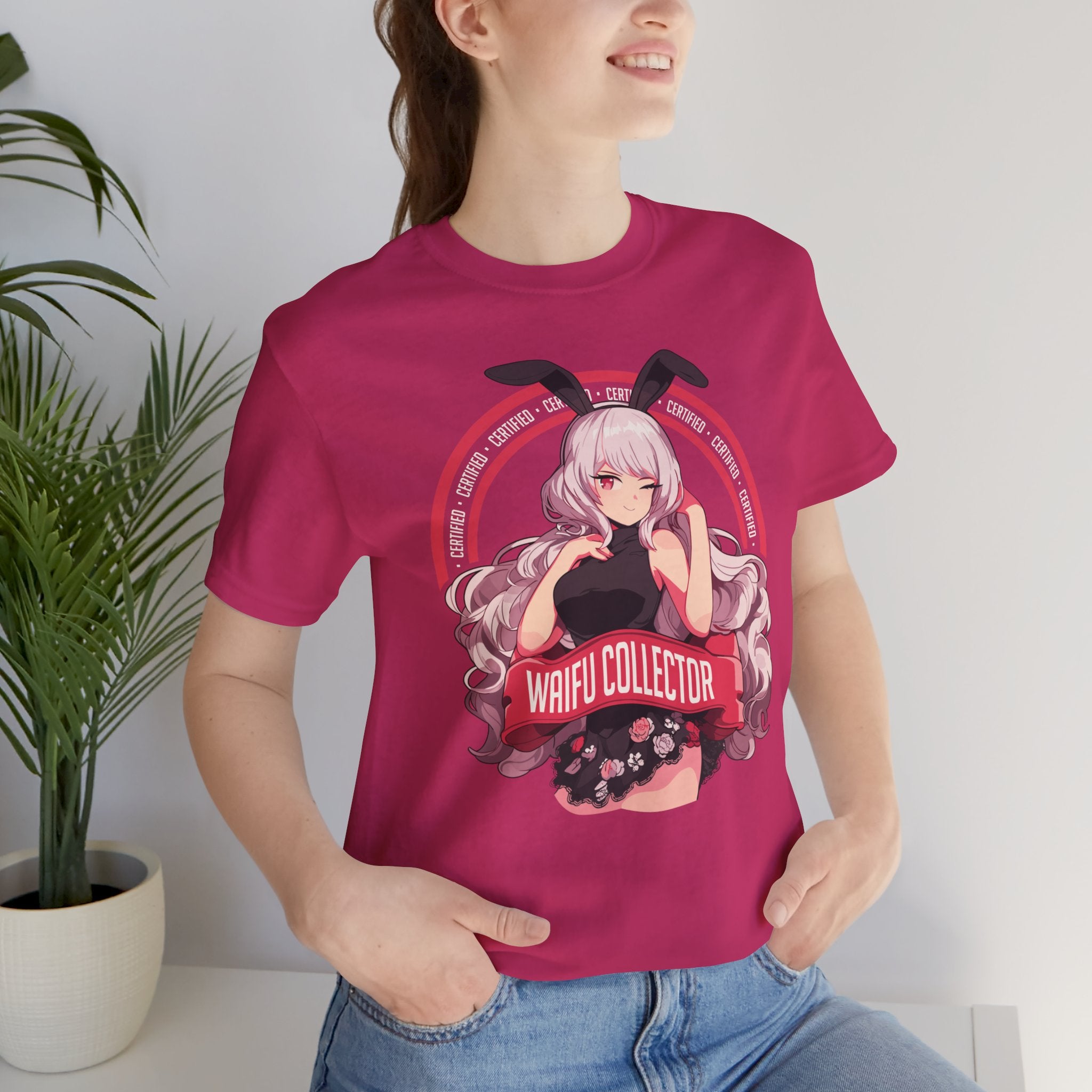 Unisex Certified Waifu Collector T Shirt   