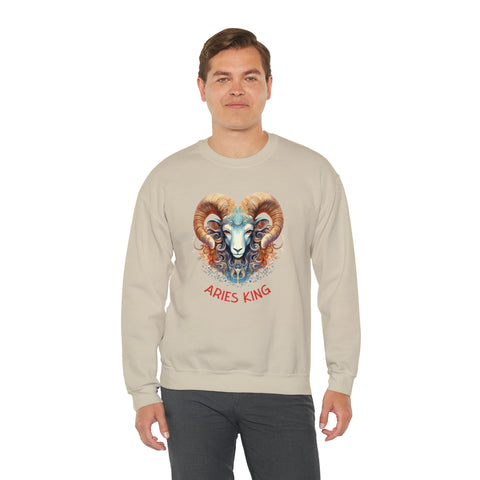 Mens Aries King Sweatshirt   