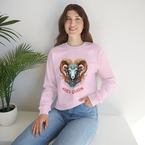 Womens Aries Queen Sweatshirt   