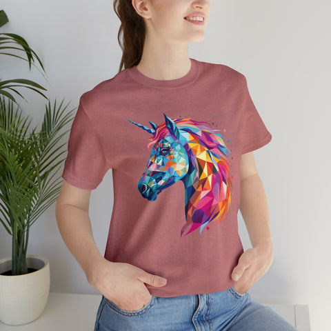 Unisex Crystallized Unicorn Mane T Shirt   