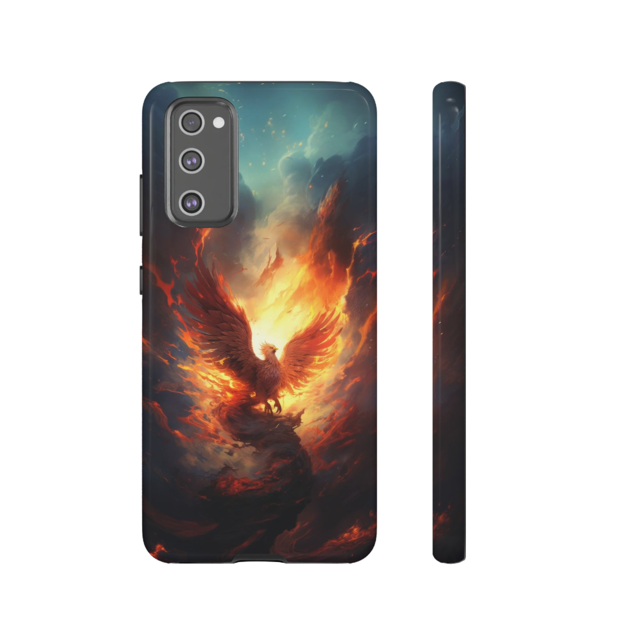 Phoenix in the Clouds Phone Case Samsung Galaxy S20 FE Glossy 