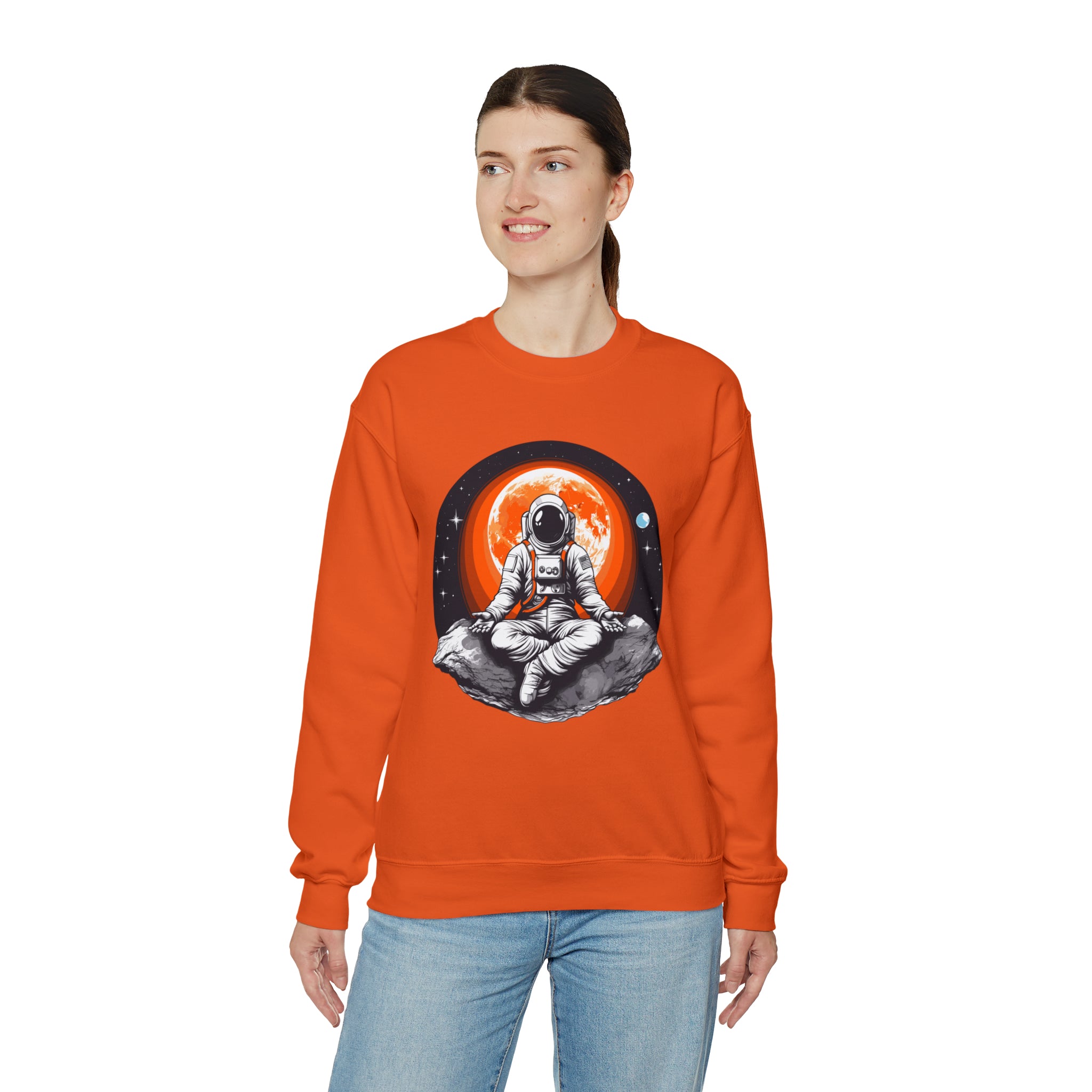 Unisex Meditating Astronaut Sweatshirt   