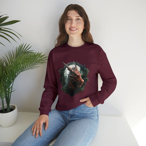 Unisex Dragon Face Sweatshirt   