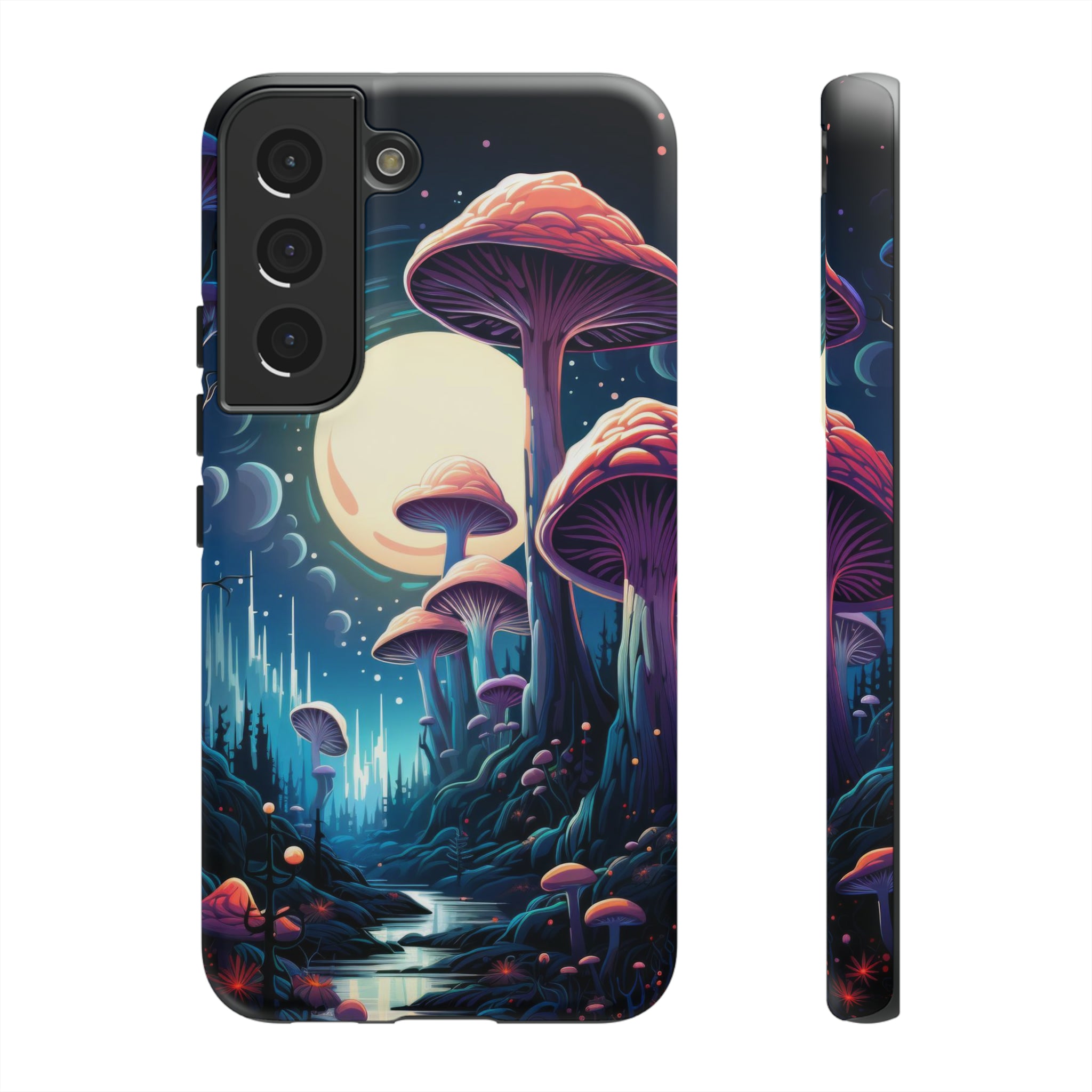 Mushroom Moonlight Phone Case Samsung Galaxy S22 Matte 