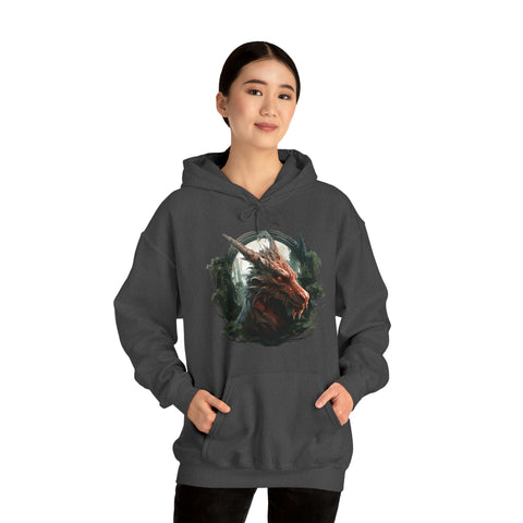 Unisex Dragon Face Hoodie   